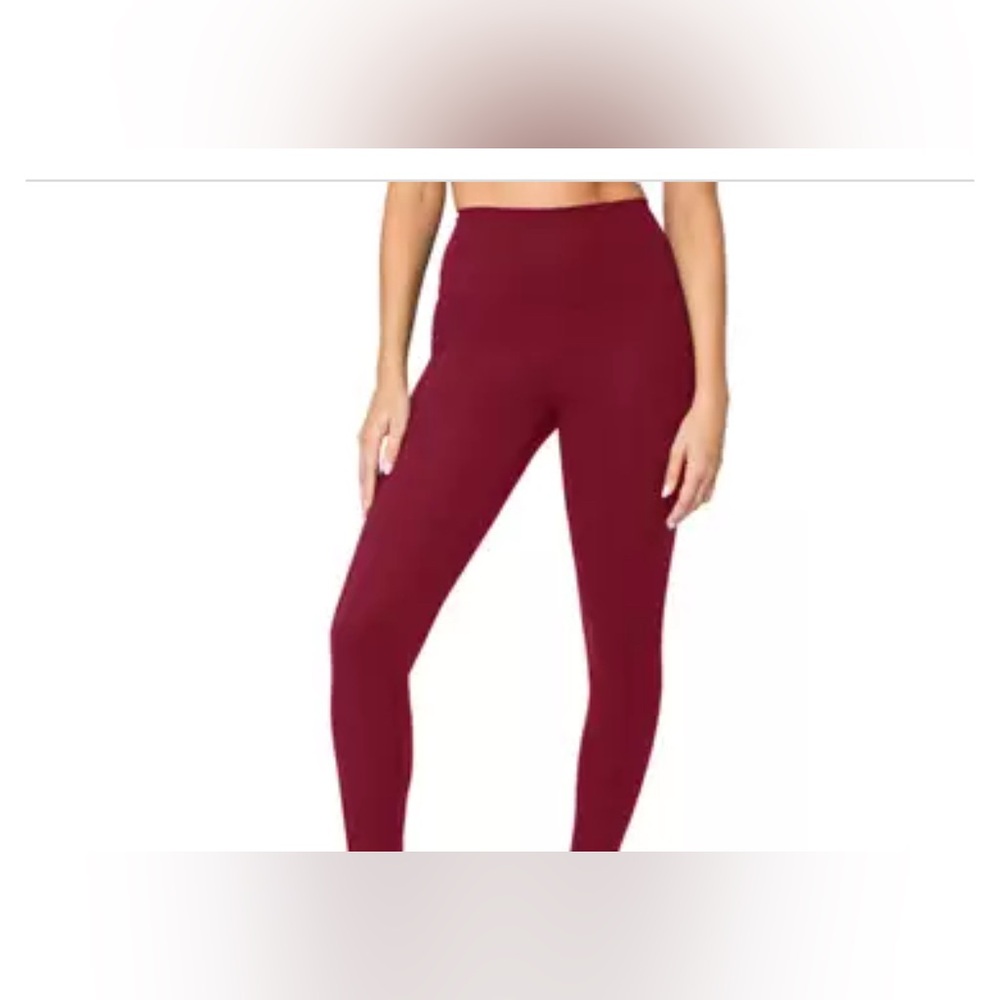 Yogalisous dark red leggings